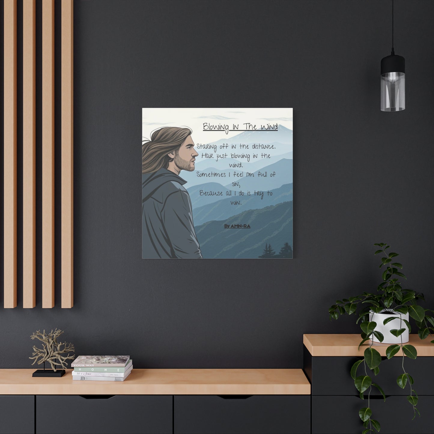 Canvas Print - Blowing In The Wind - By AMN-RA