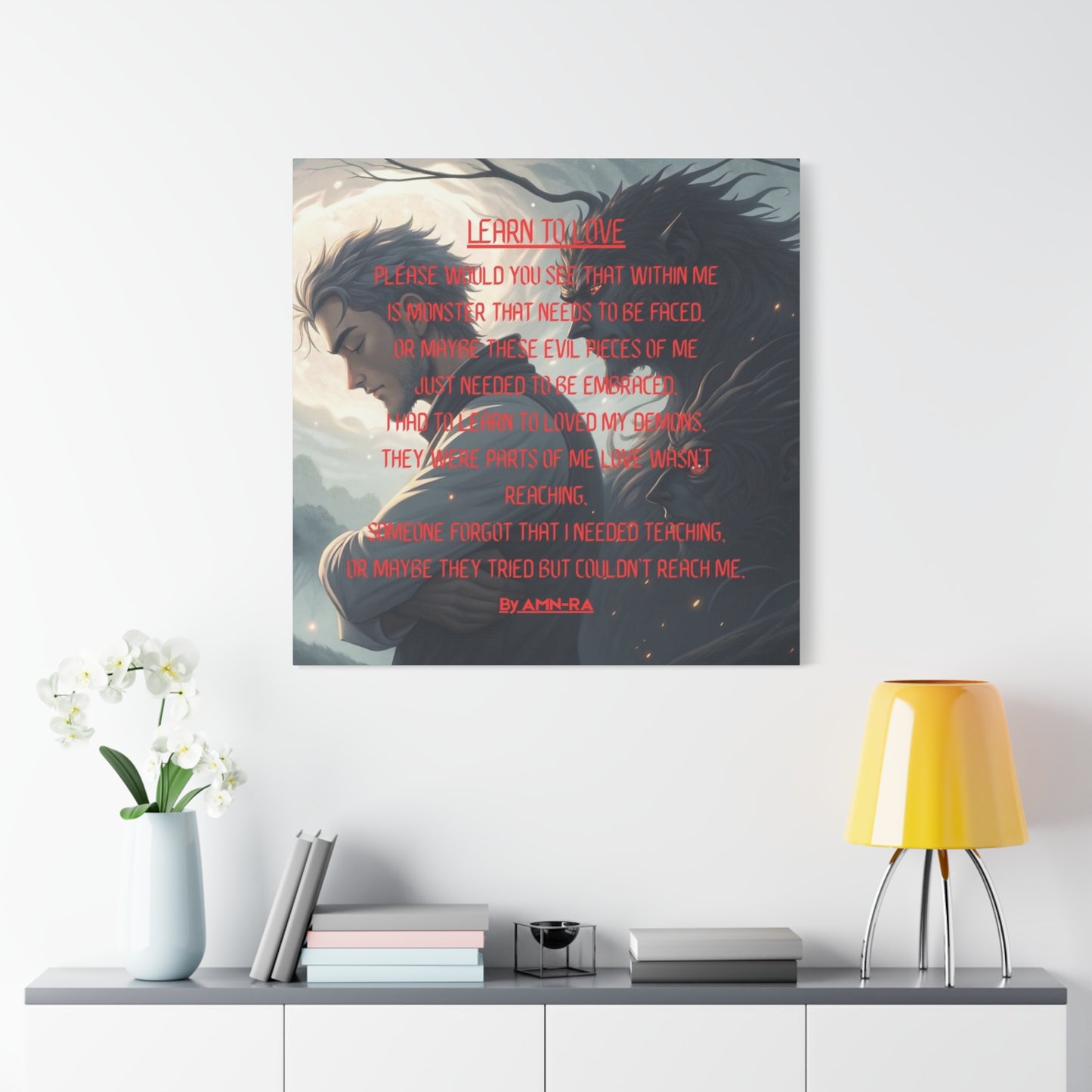 Canvas Print - Learn To Love - By AMN-RA