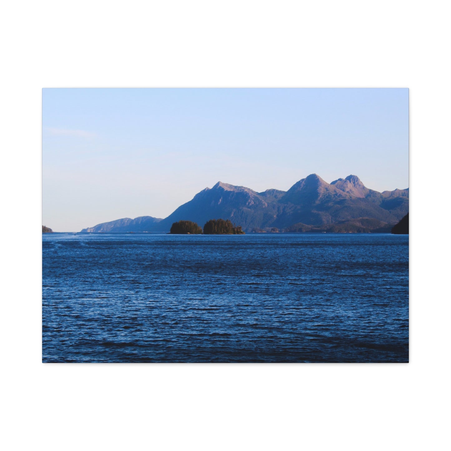 Canvas Print - Where the Mountains Meet the Ocean Photo