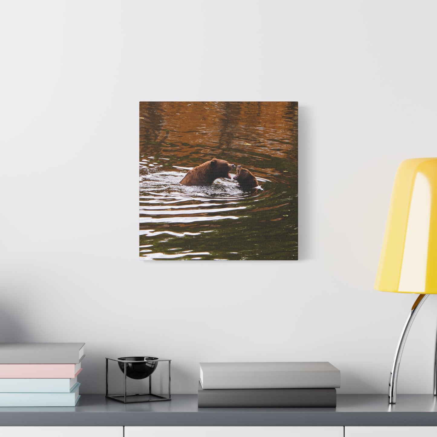 Canvas Print - Talking Bears Photograph
