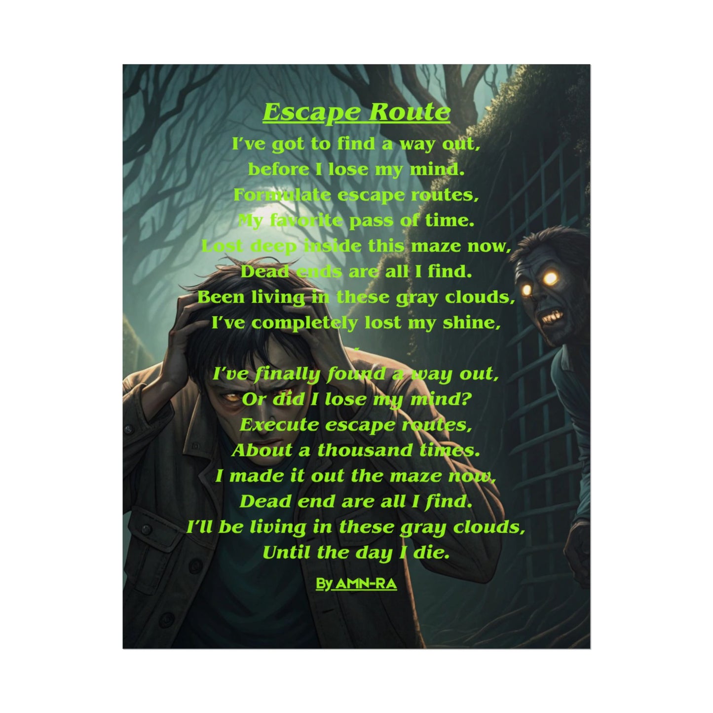 Print Poster - Escape Route - By AMN-RA