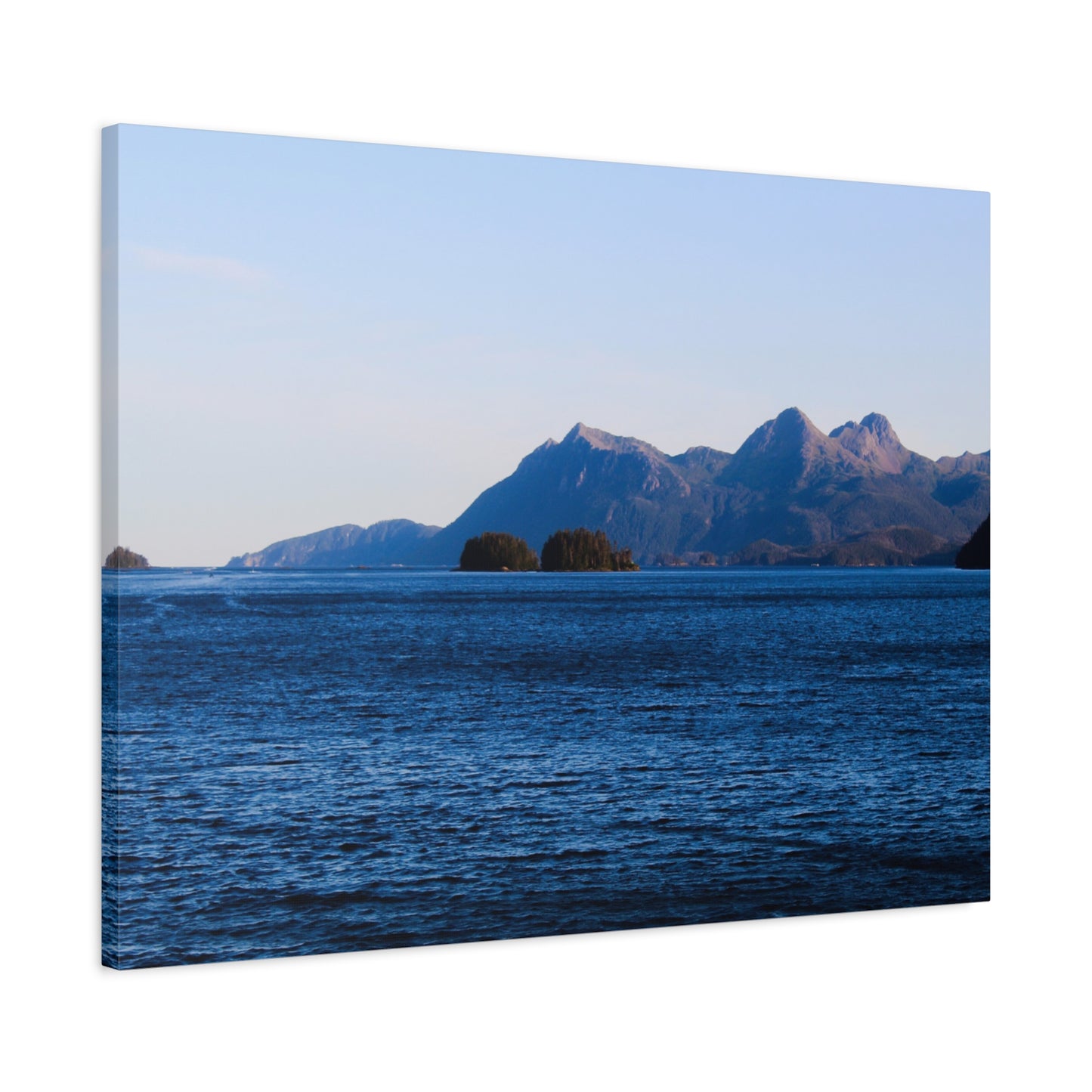 Canvas Print - Where the Mountains Meet the Ocean Photo