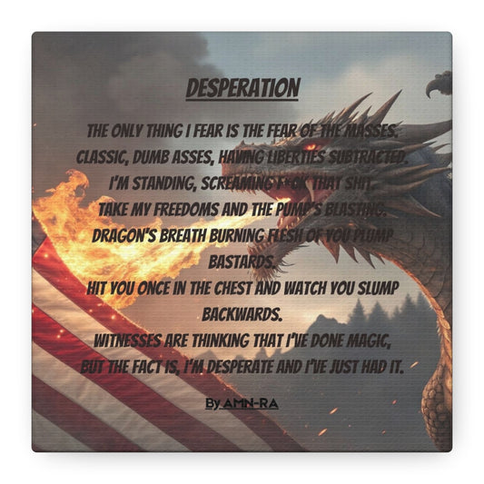 Canvas Print - Desperation By AMN-RA