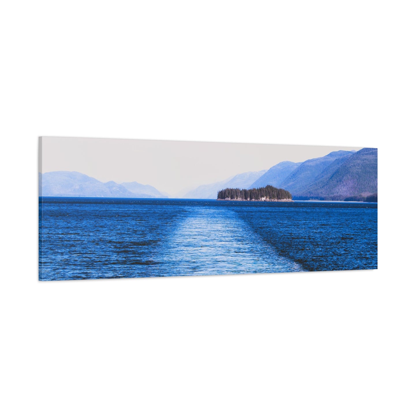 Canvas Print - Wake in Water Photo
