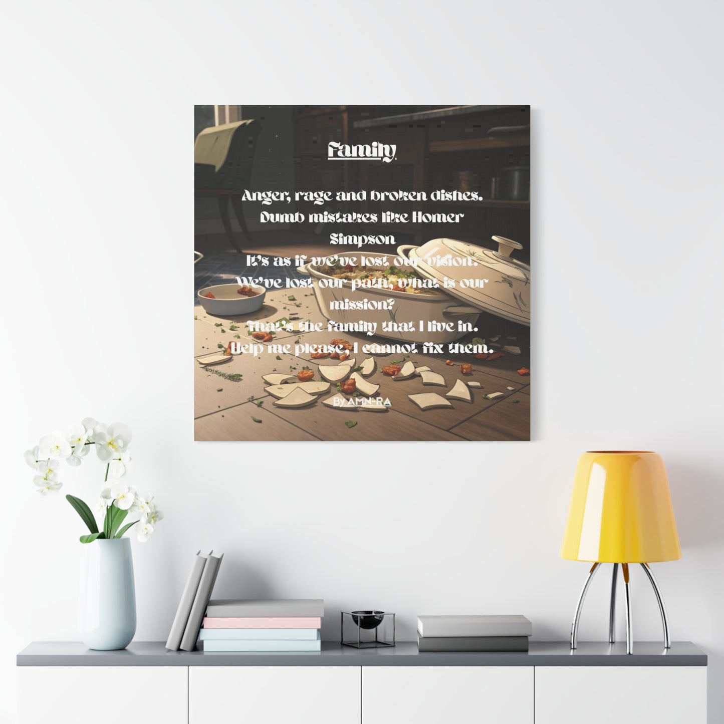 Canvas Print: Family Poem by AMN-RA