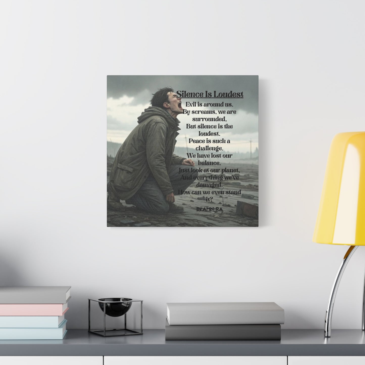 Canvas Print - Silence Is Loudest - By AMN-RA