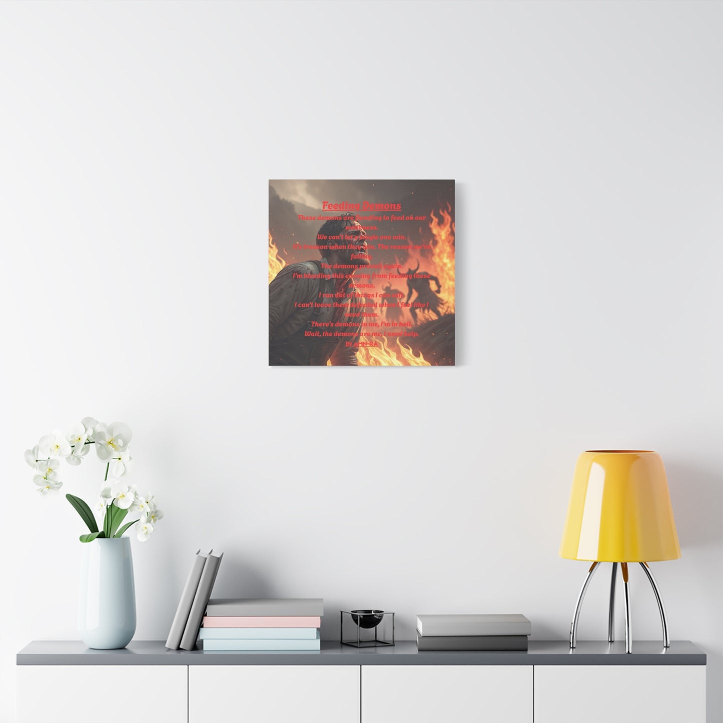 Canvas Print - Feeding Demons - By AMN-RA