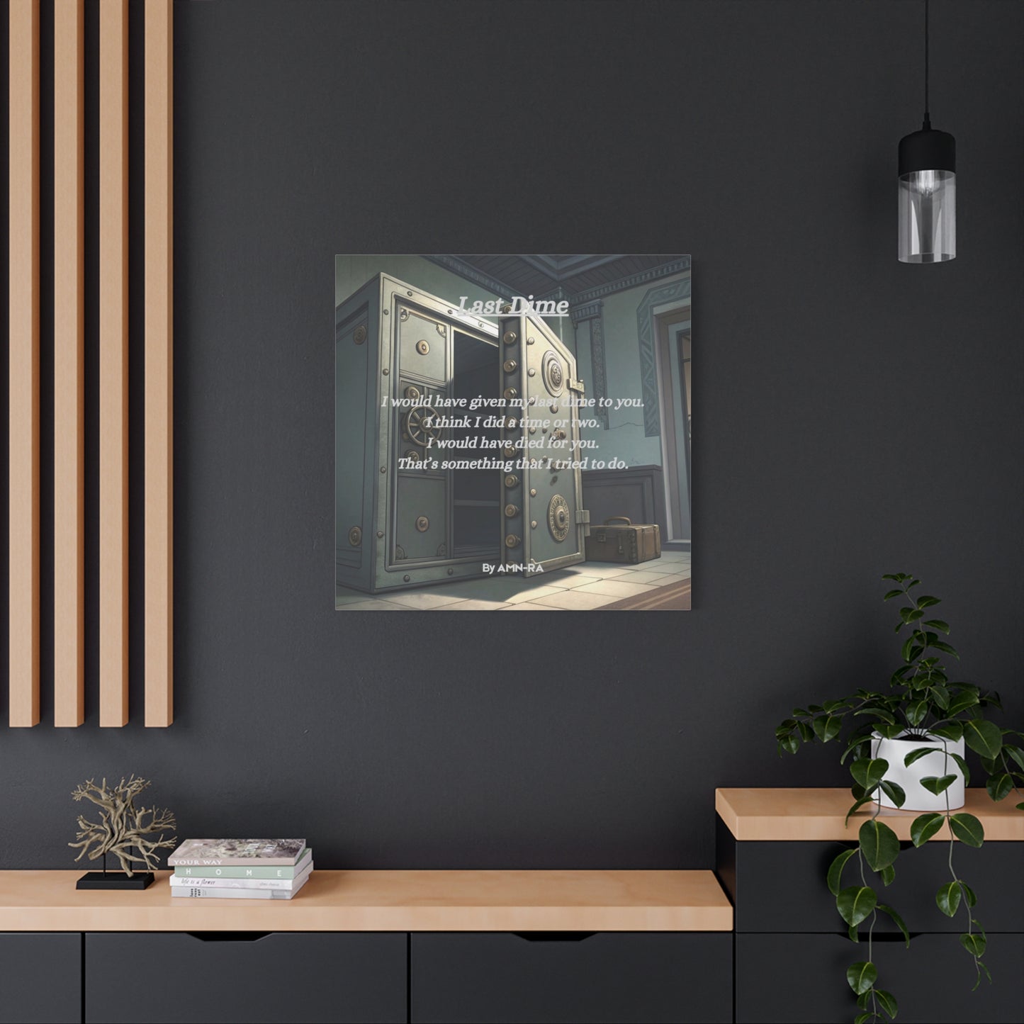 Canvas Poster - Full Color "Last Dime" by AMN_RA