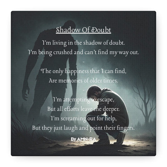 Canvas Poster - Full Color "Shadow Of Doubt" by AMN_RA