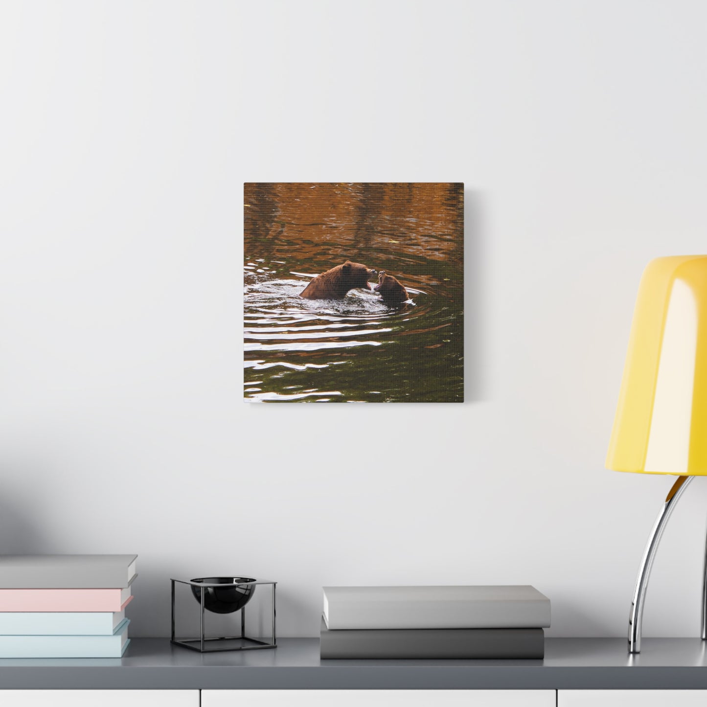 Canvas Print - Talking Bears Photograph