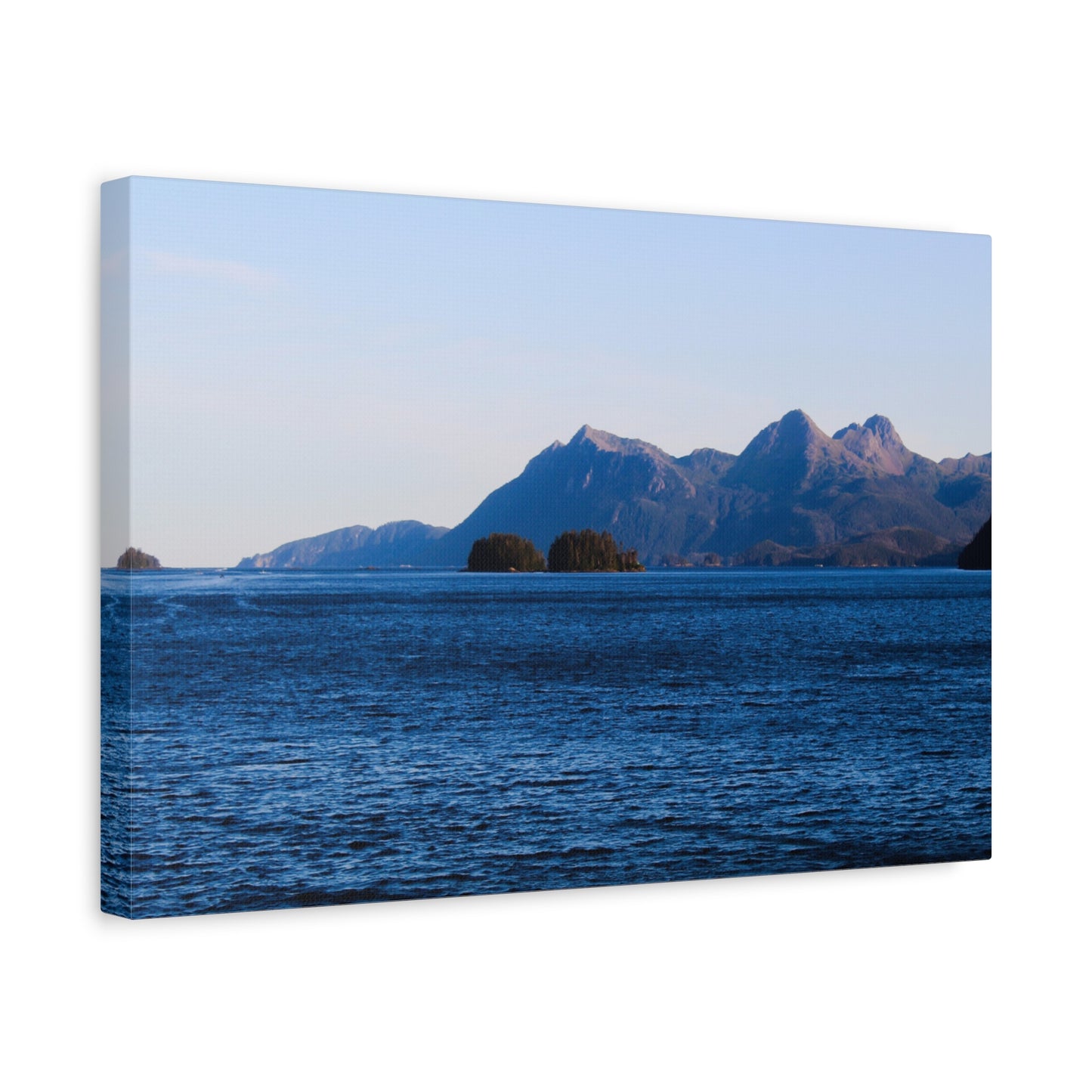 Canvas Print - Where the Mountains Meet the Ocean Photo