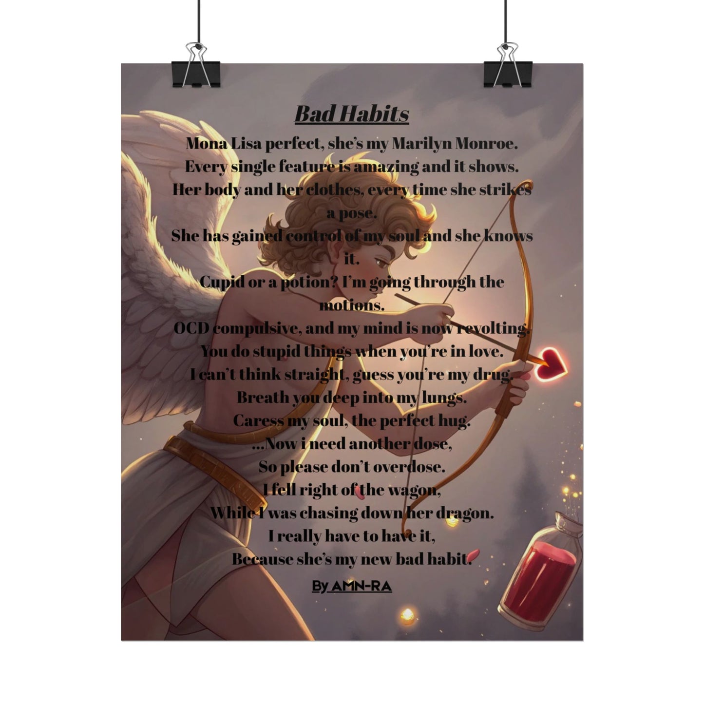 Print Poster - Bad Habits - By AMN-RA