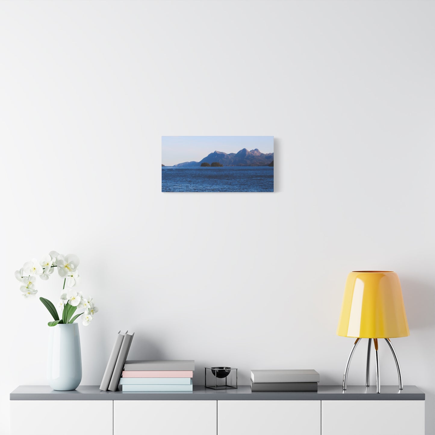 Canvas Print - Where the Mountains Meet the Ocean Photo