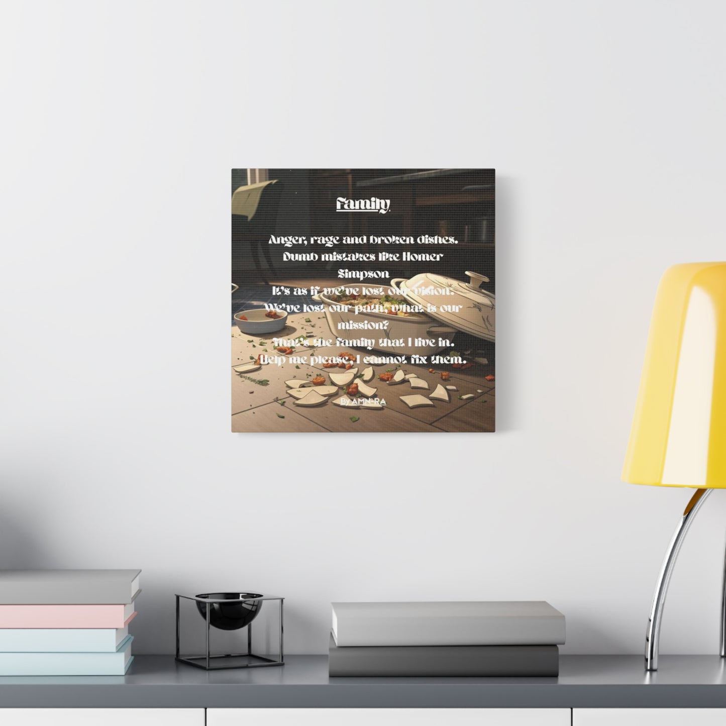 Canvas Print: Family Poem by AMN-RA