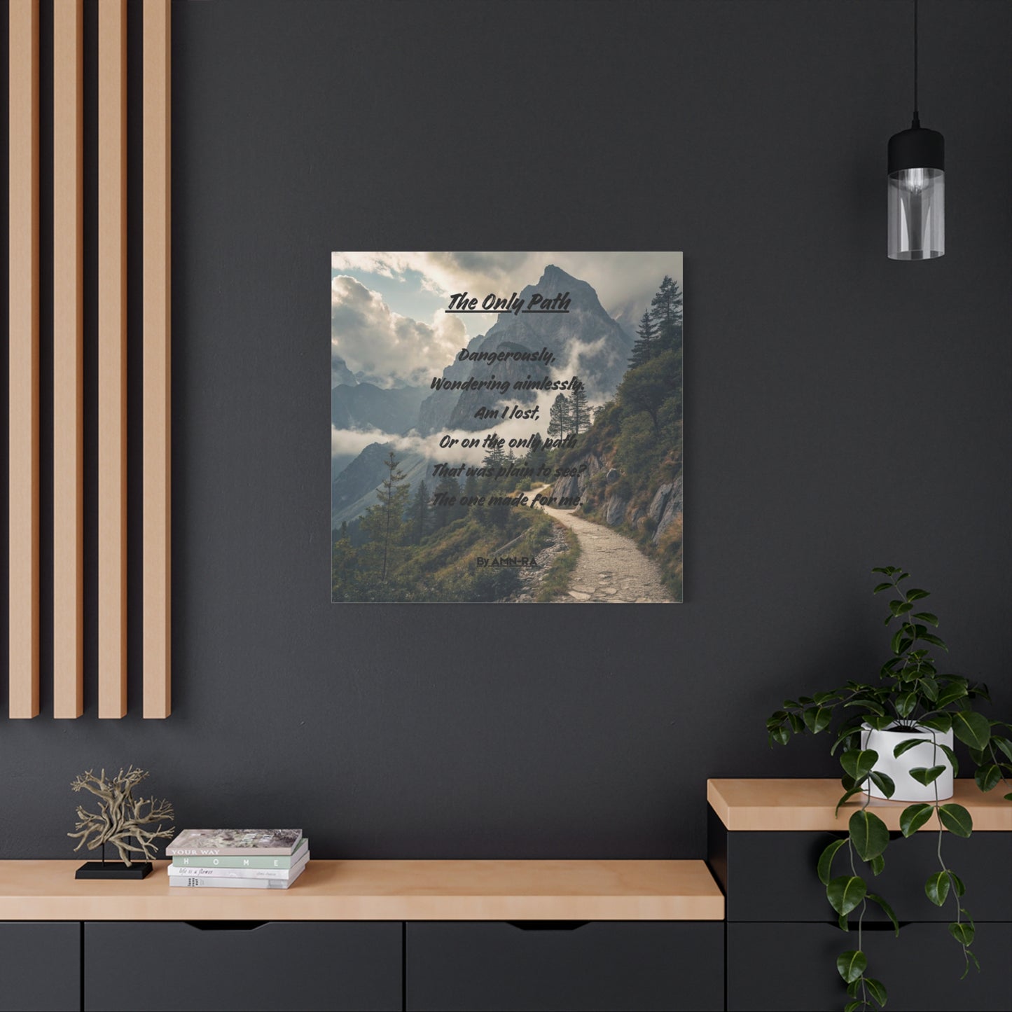 Canvas Print - The Only Path - By AMN-RA