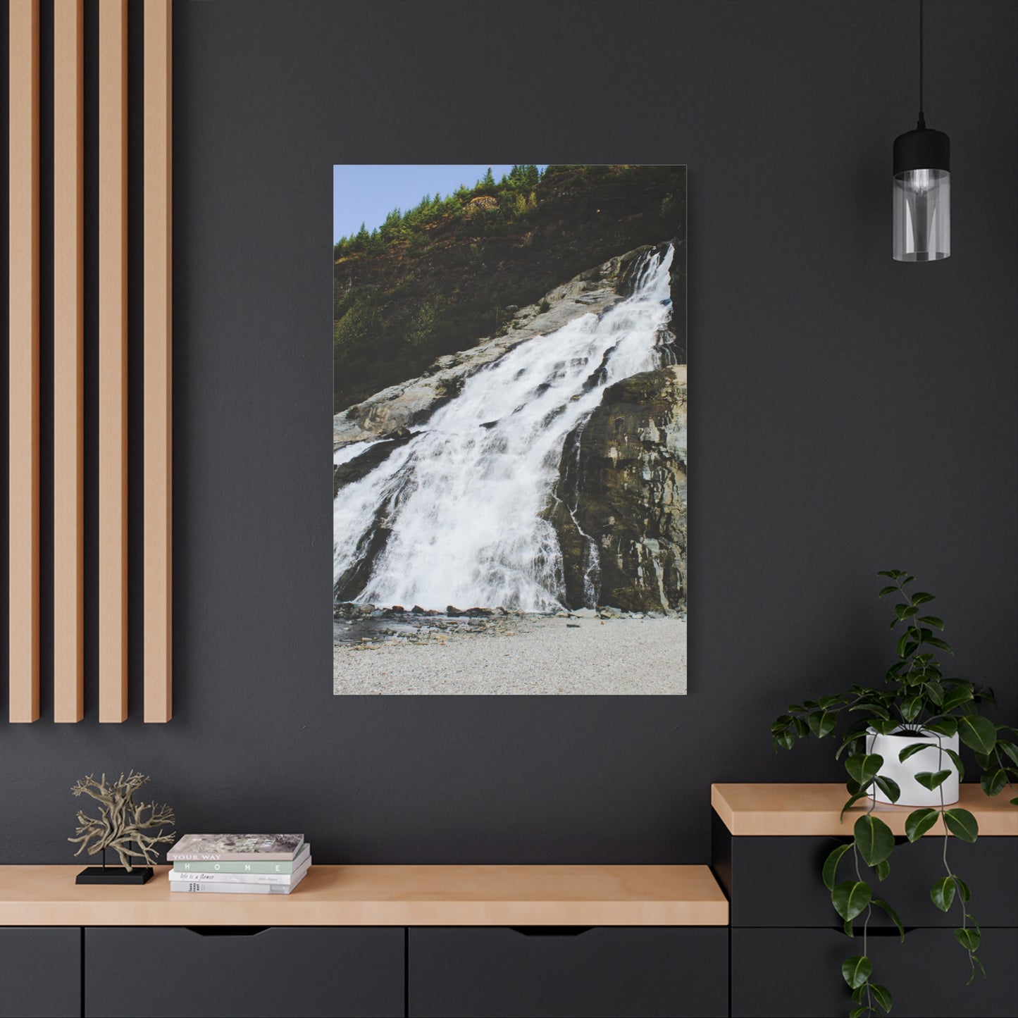 Canvas Print - Mighty Waterfall Photo