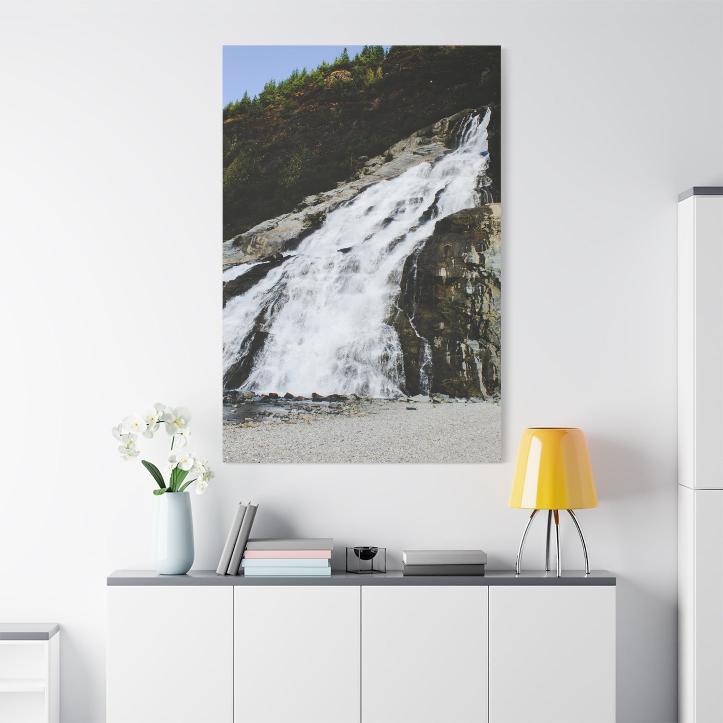 Canvas Print - Mighty Waterfall Photo