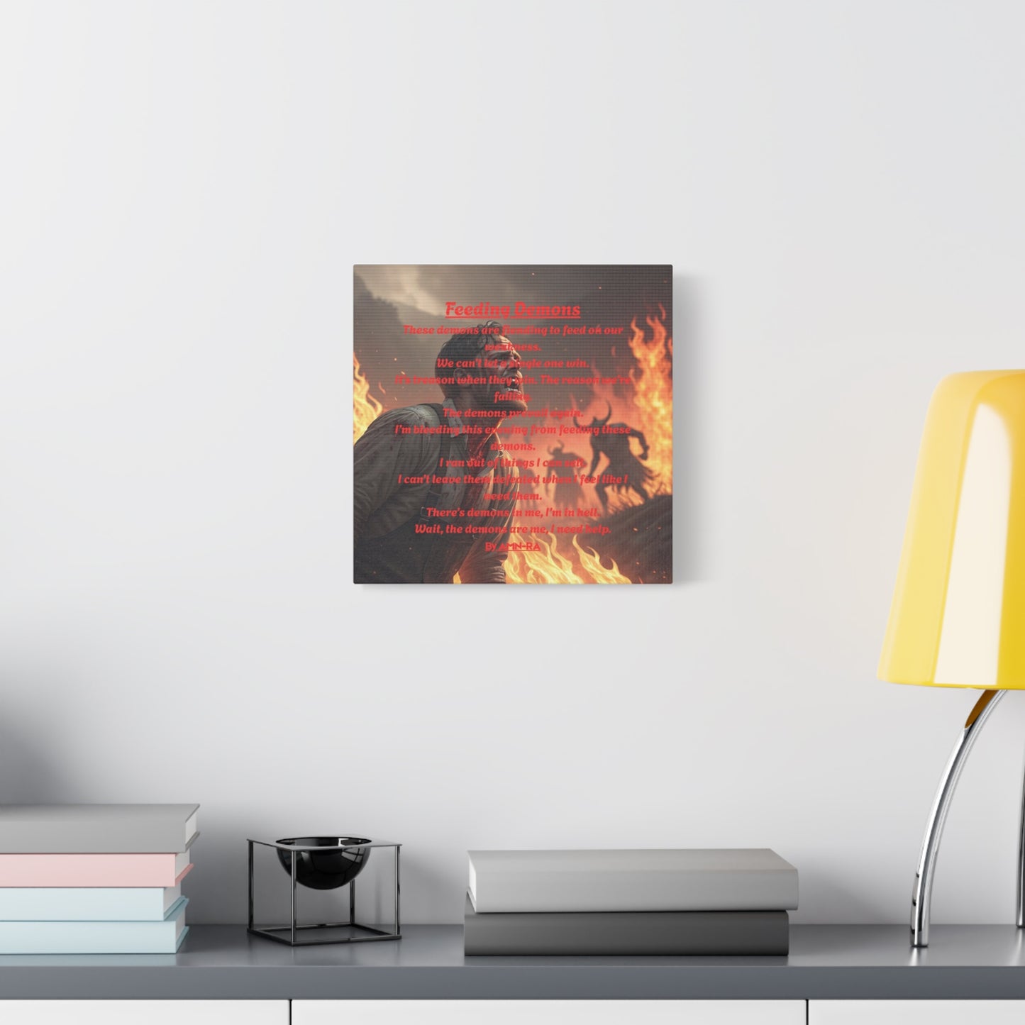 Canvas Print - Feeding Demons - By AMN-RA