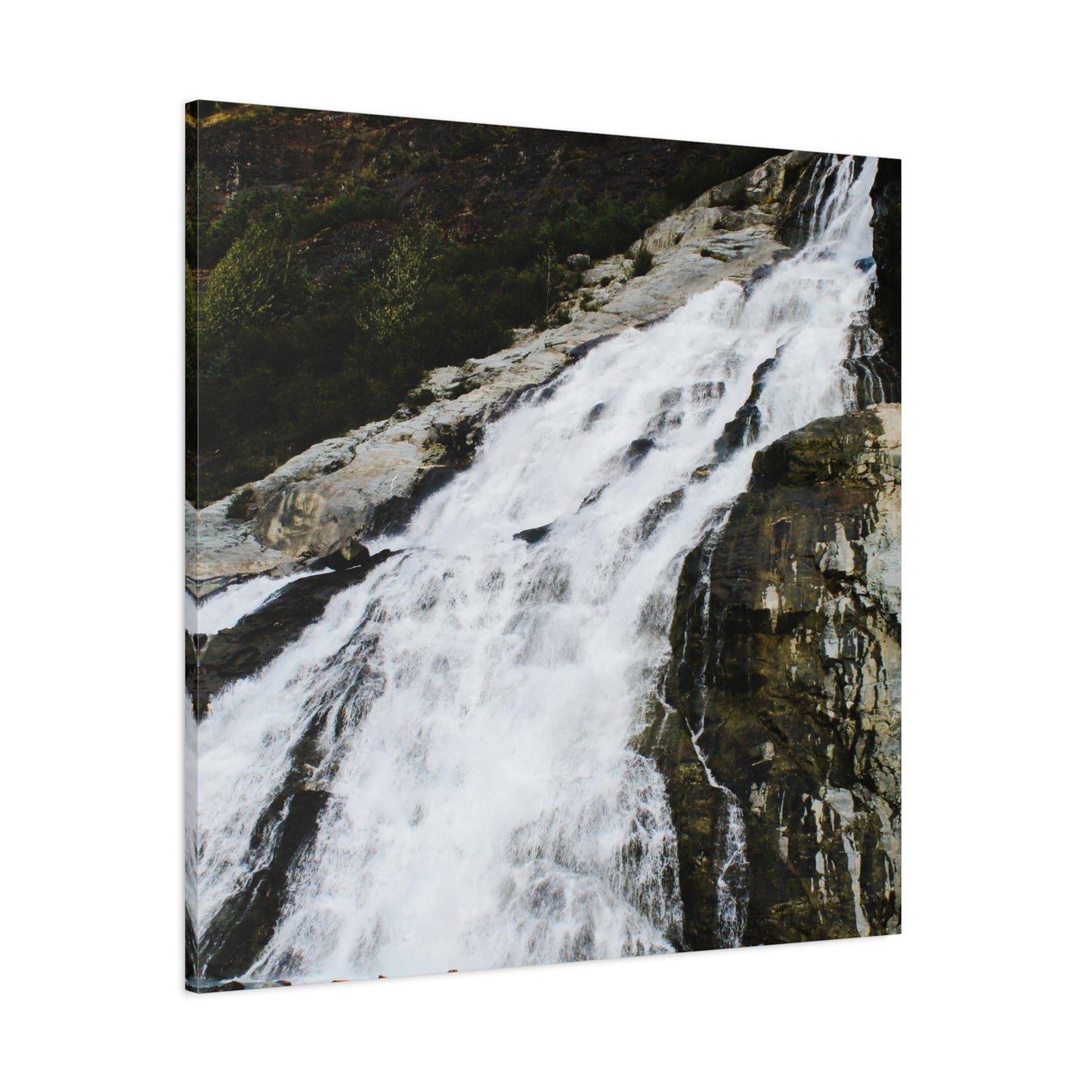 Canvas Print - Mighty Waterfall Photo