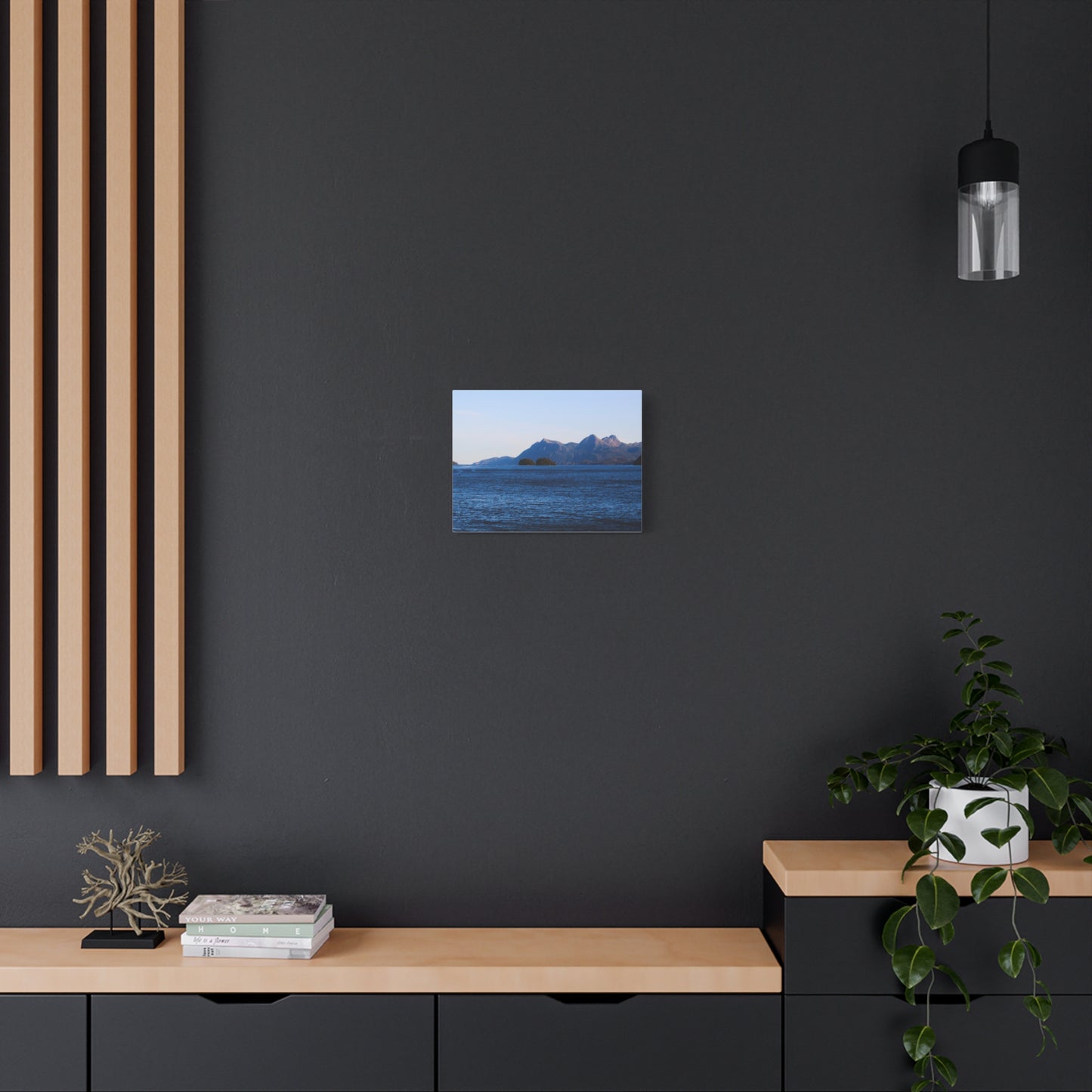 Canvas Print - Where the Mountains Meet the Ocean Photo