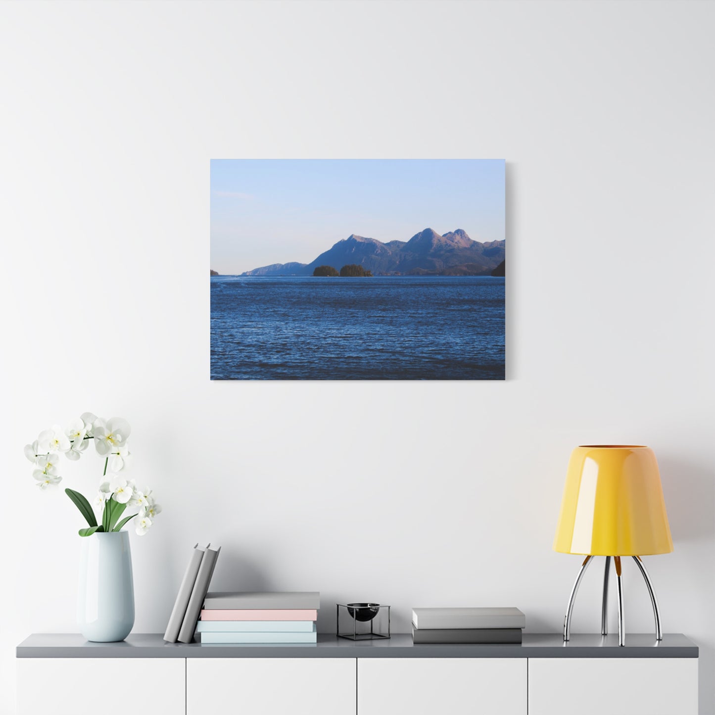 Canvas Print - Where the Mountains Meet the Ocean Photo