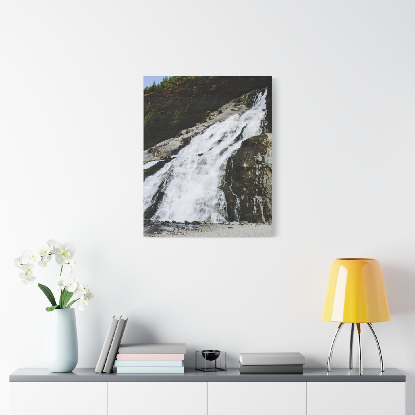 Canvas Print - Mighty Waterfall Photo