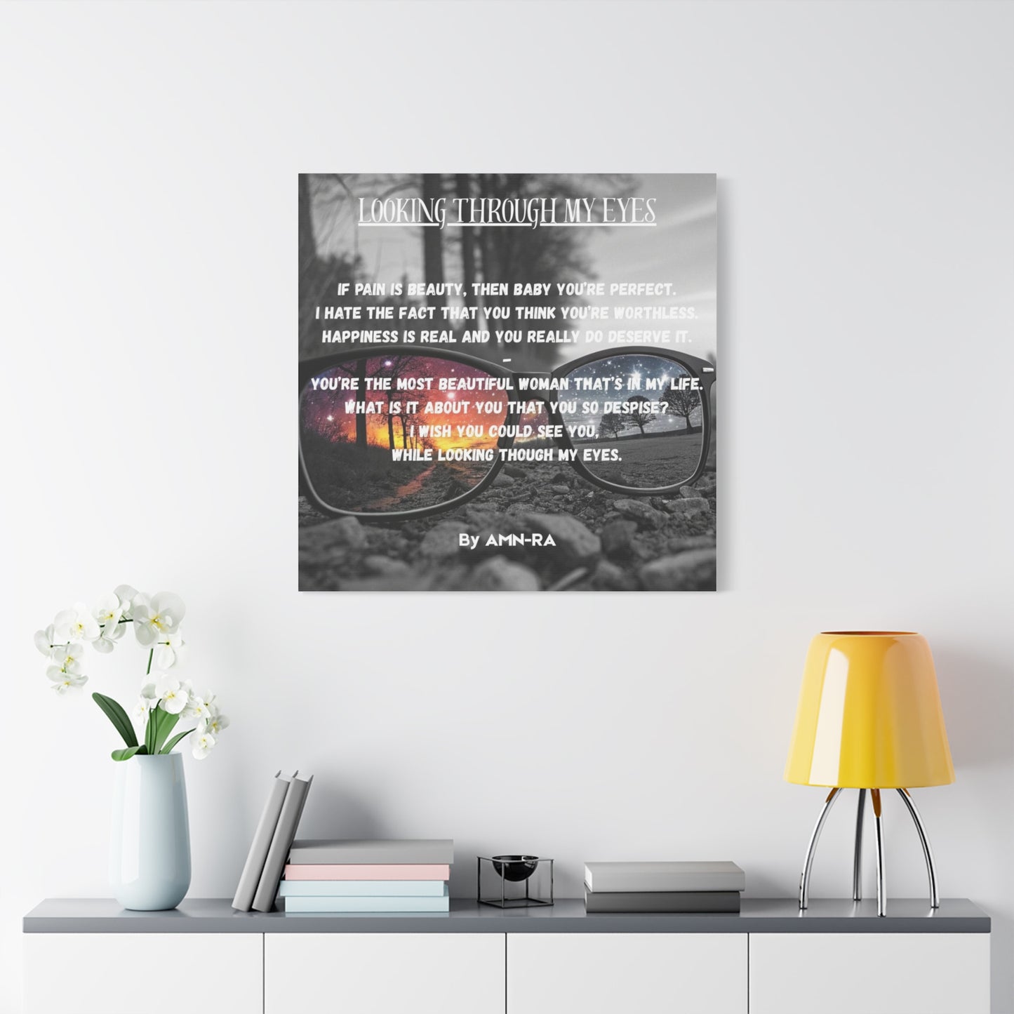 Canvas Poster - Full Color "Looking Through My Eyes" by AMN_RA