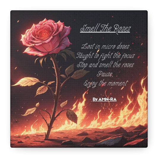 Canvas Print - Smell The Roses - By AMN-RA