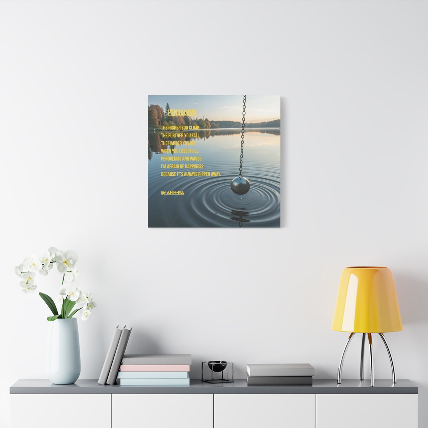 Canvas Poster - Full Color "Pendulums" by AMN_RA