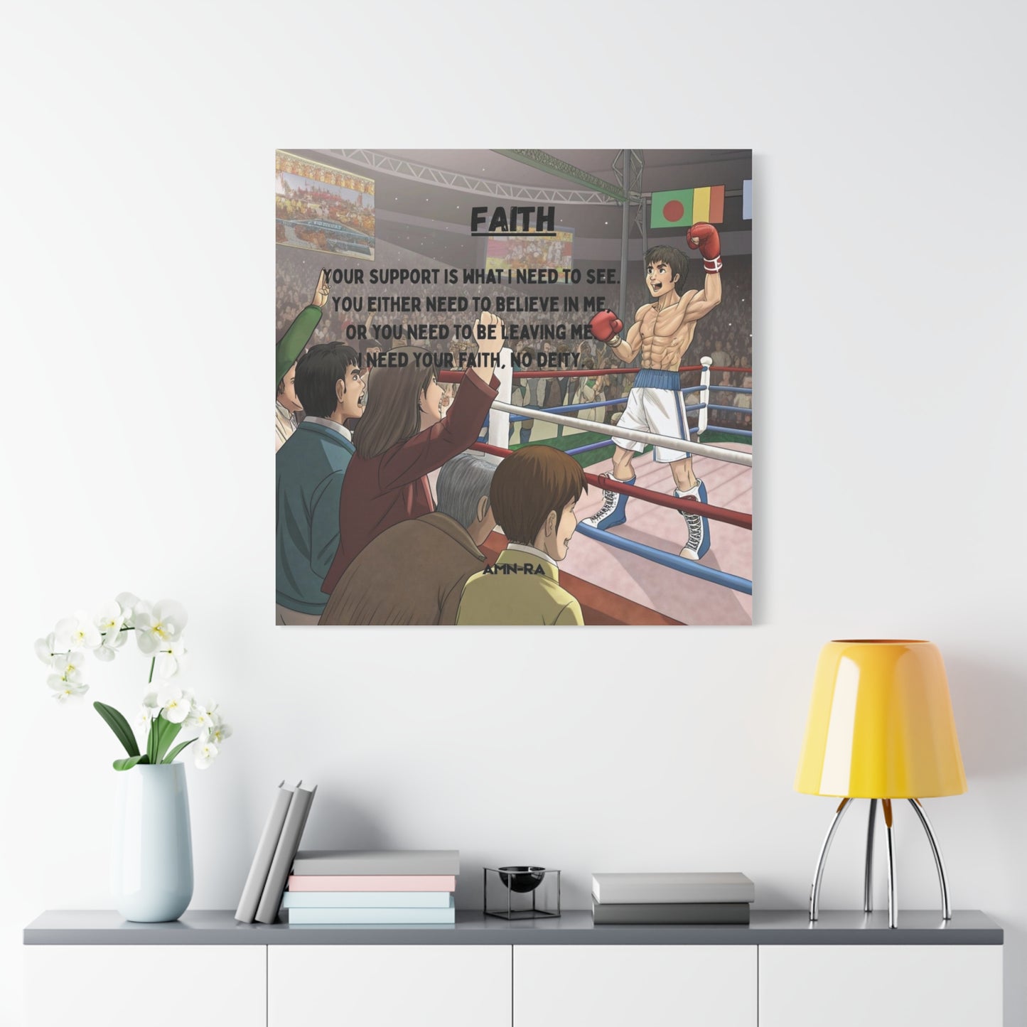 Canvas Poster - Full Color "Faith" by AMN_RA
