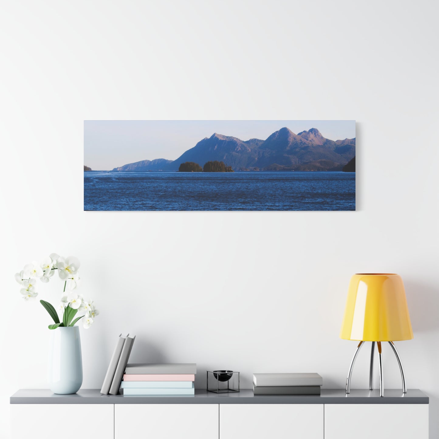 Canvas Print - Where the Mountains Meet the Ocean Photo