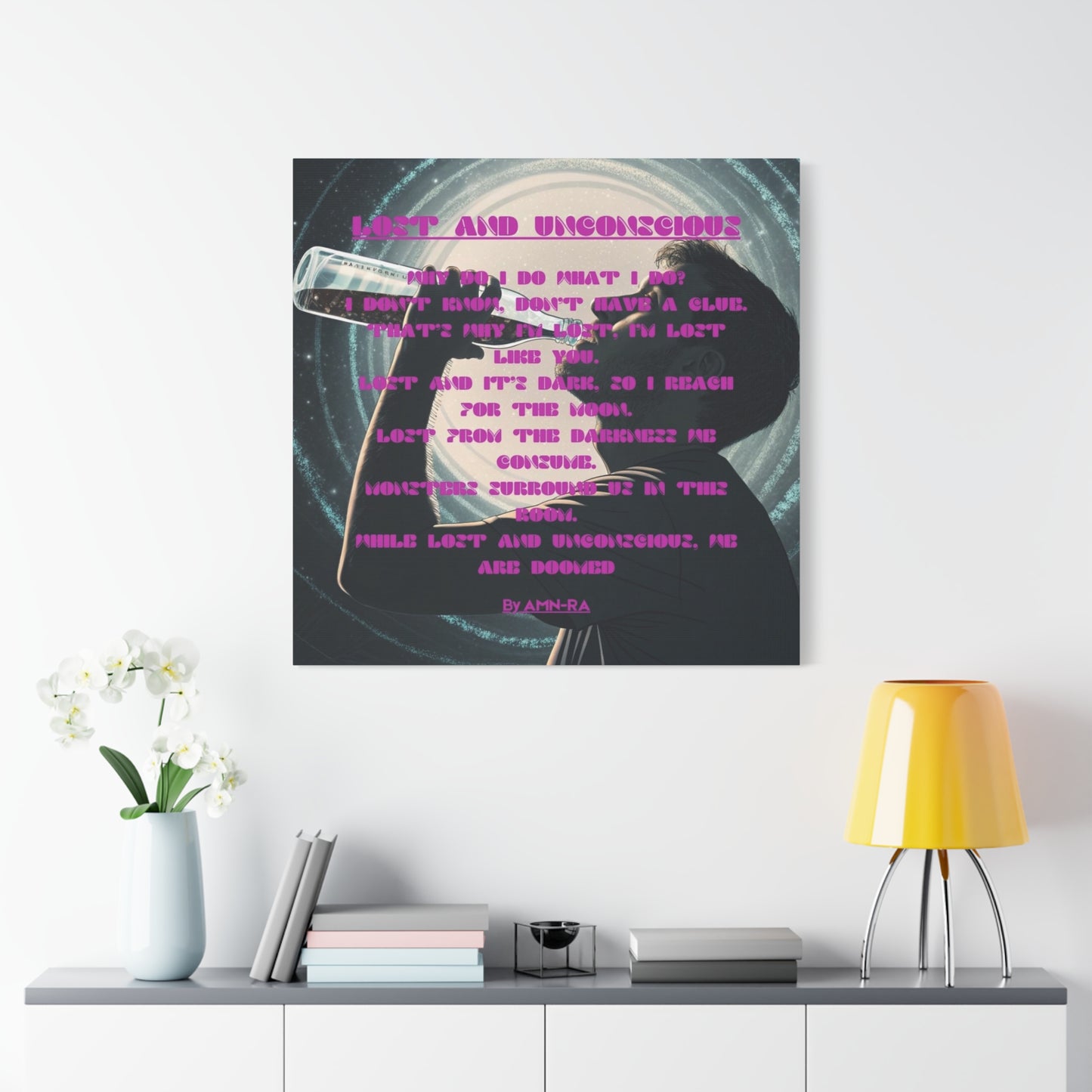 Canvas Print - Lost And Unconscious - By AMN-RA