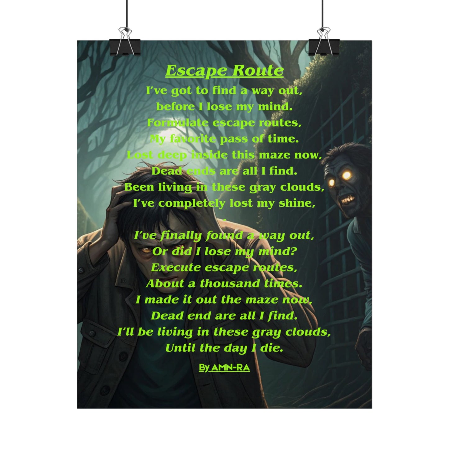 Print Poster - Escape Route - By AMN-RA