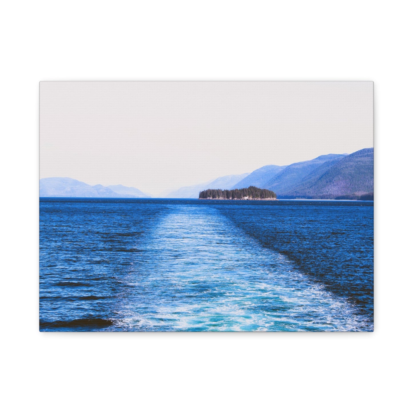 Canvas Print - Wake in Water Photo