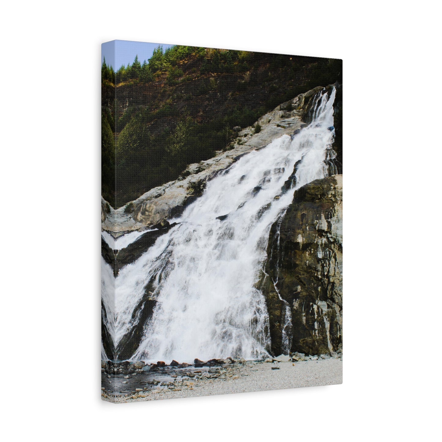 Canvas Print - Mighty Waterfall Photo