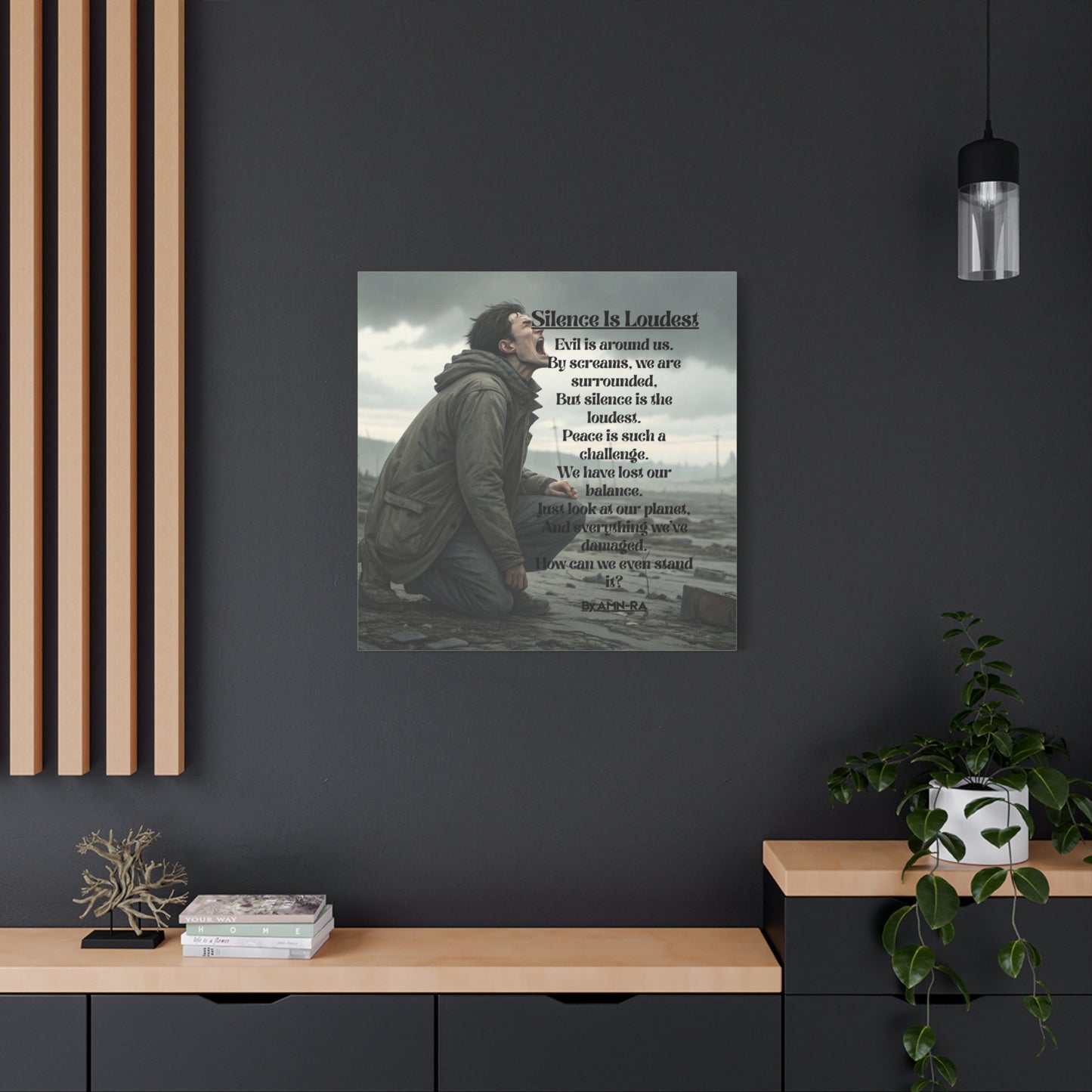 Canvas Print - Silence Is Loudest - By AMN-RA
