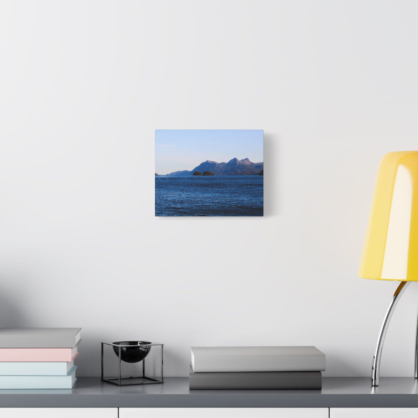 Canvas Print - Where the Mountains Meet the Ocean Photo