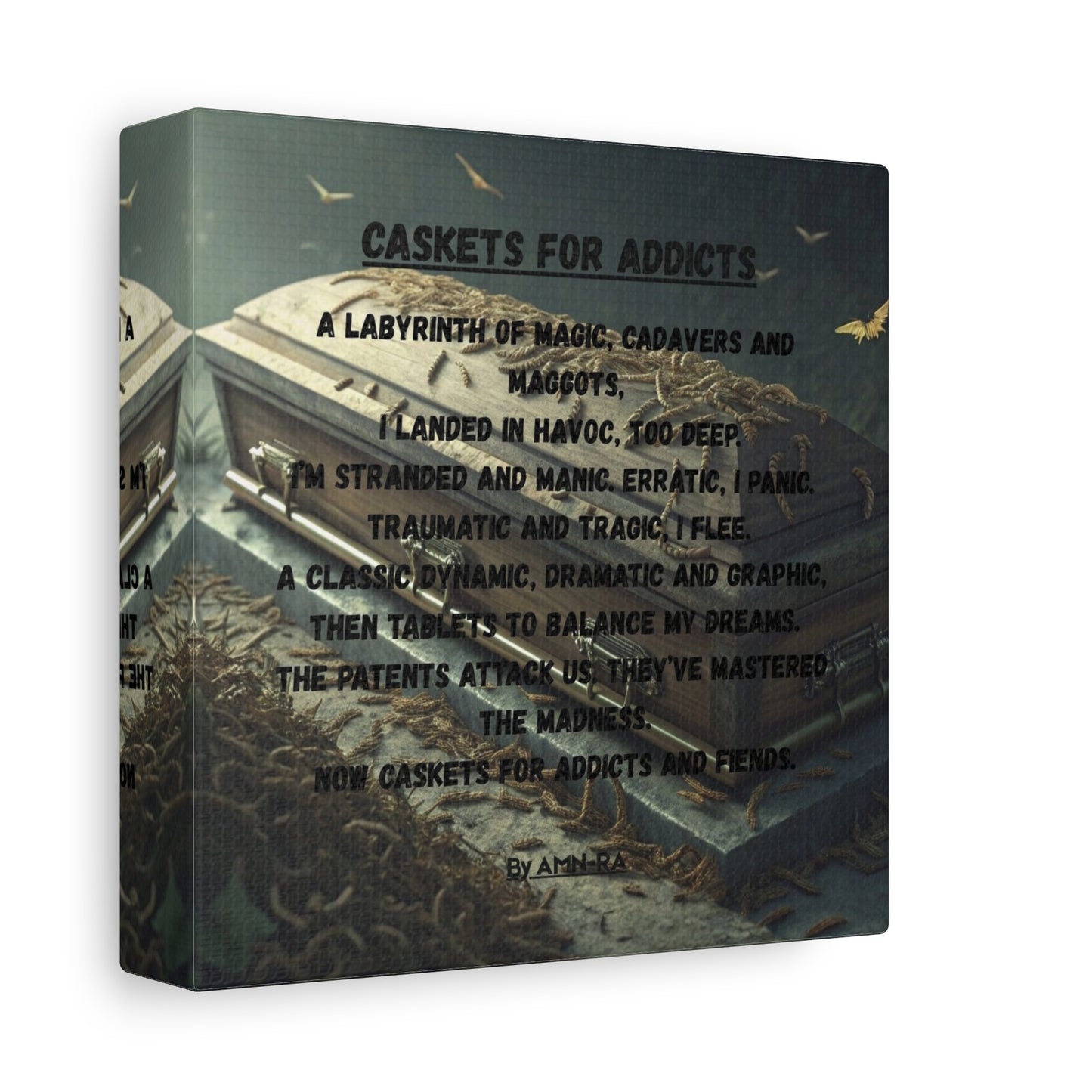 Canvas Print - Caskets for Addicts - By AMN-RA