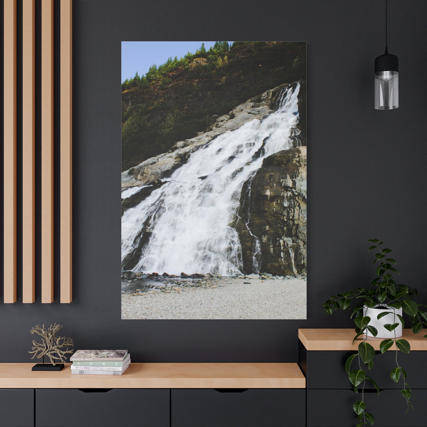 Canvas Print - Mighty Waterfall Photo