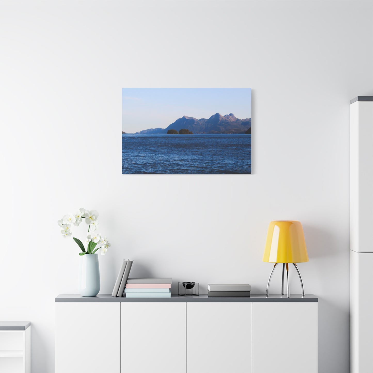 Canvas Print - Where the Mountains Meet the Ocean Photo