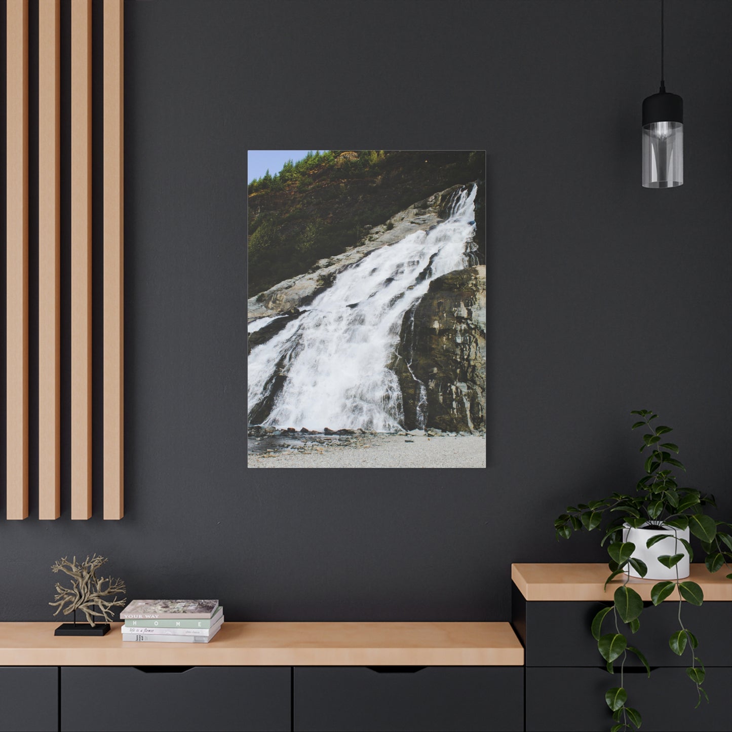 Canvas Print - Mighty Waterfall Photo