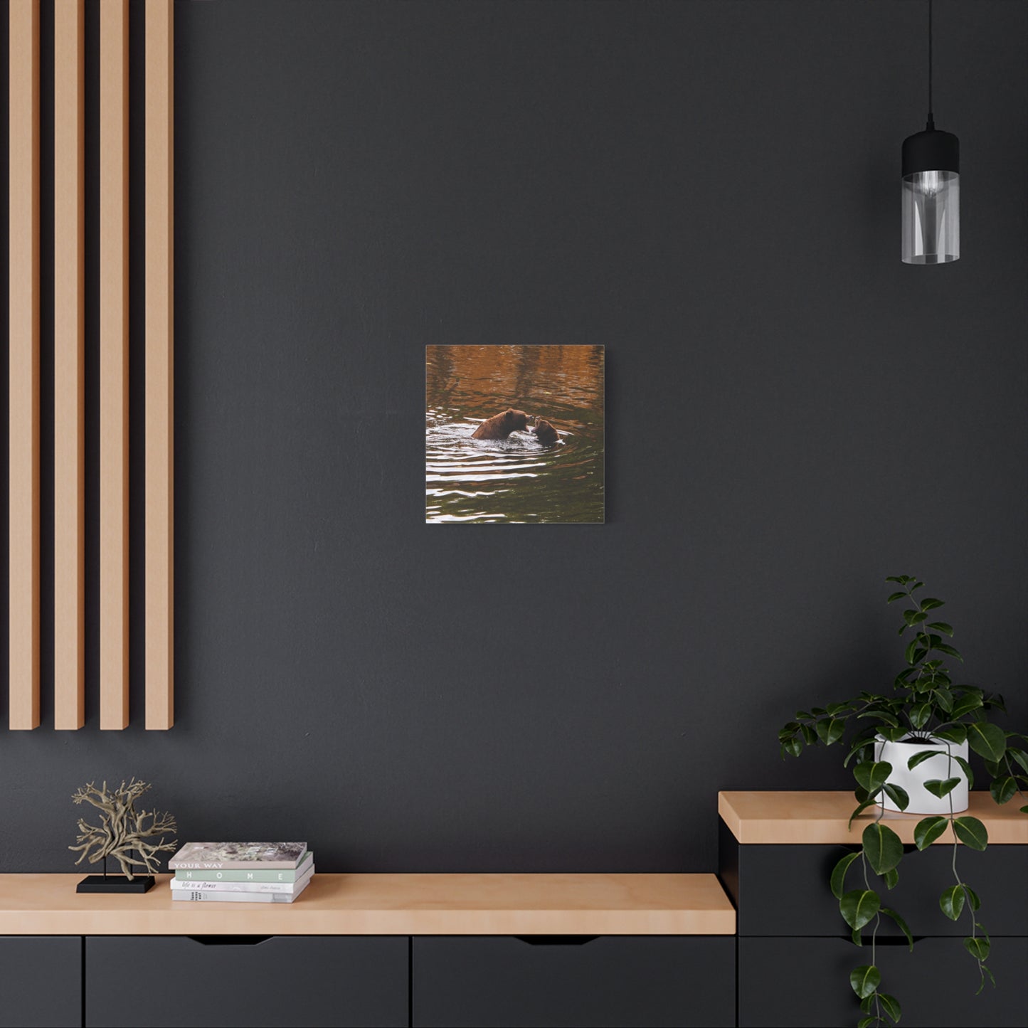 Canvas Print - Talking Bears Photograph
