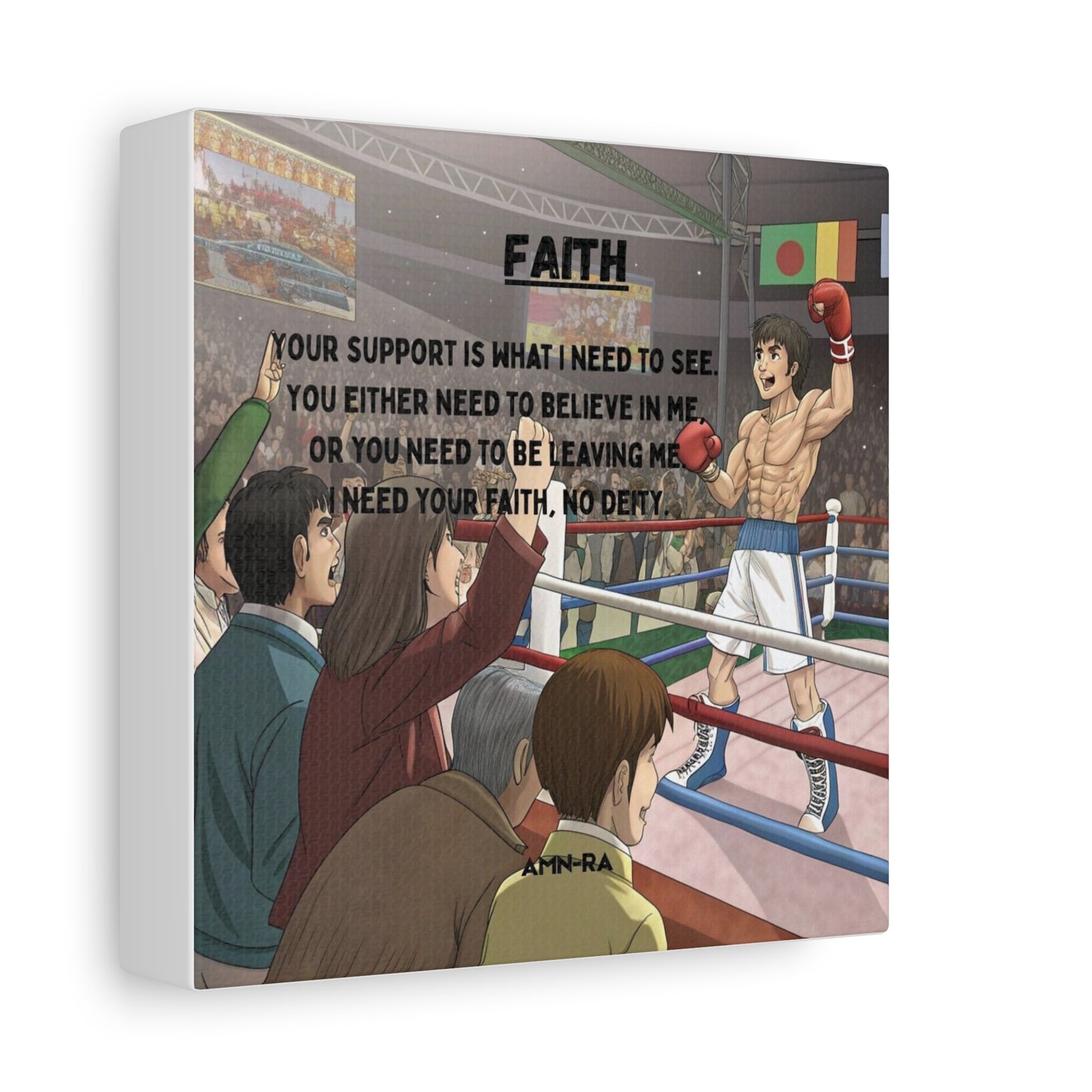 Canvas Poster - Full Color "Faith" by AMN_RA