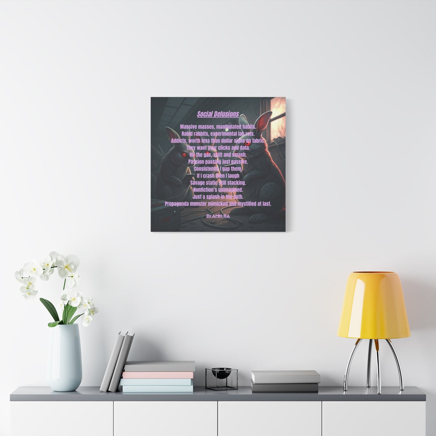 Canvas Print - Social Delusions - By AMN-RA