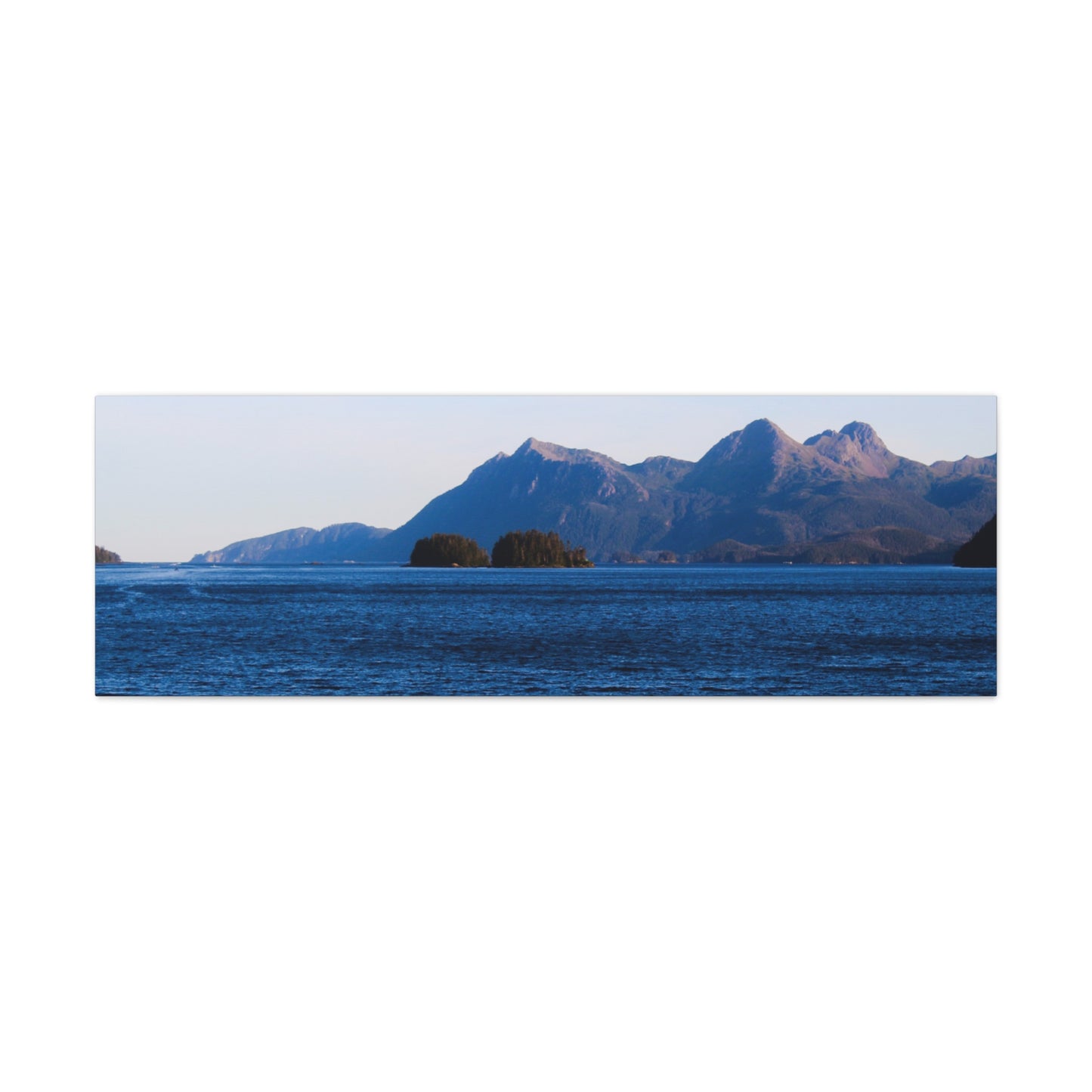 Canvas Print - Where the Mountains Meet the Ocean Photo