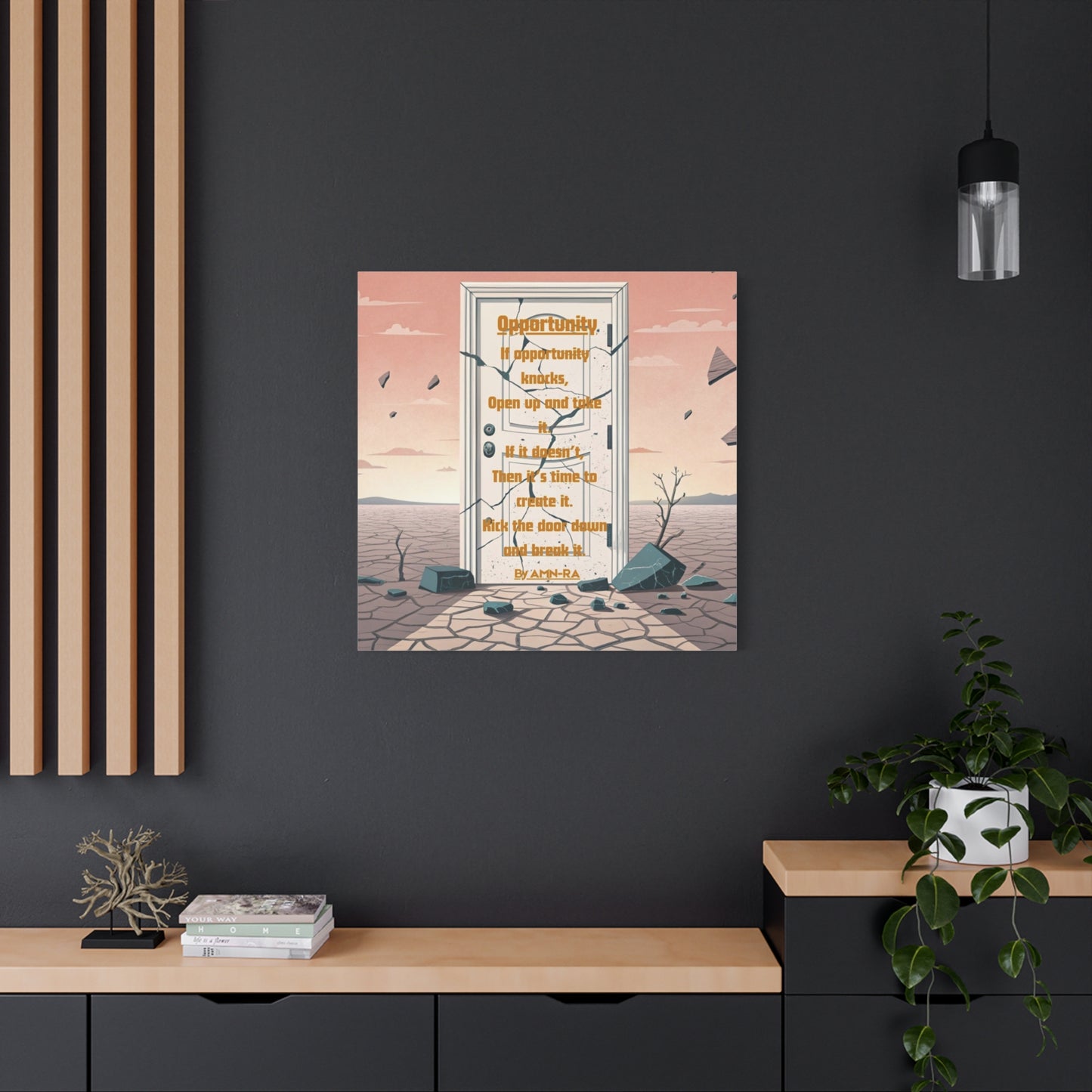 Canvas Print Poetry - Opportunity - By AMN-RA