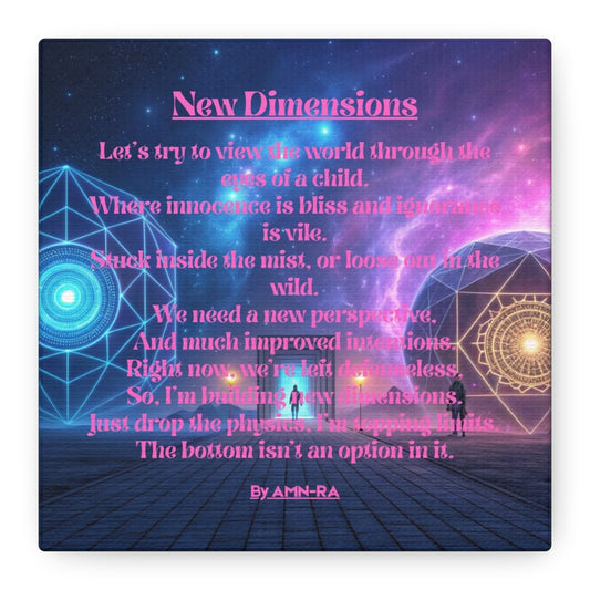 Canvas Print - New Dimensions - By AMN-RA