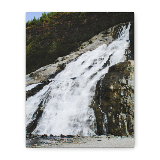 Canvas Print - Mighty Waterfall Photo