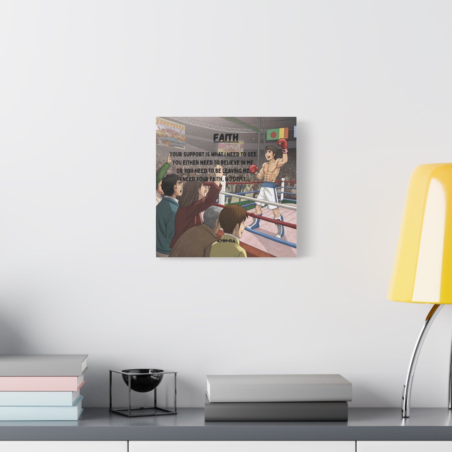 Canvas Poster - Full Color "Faith" by AMN_RA