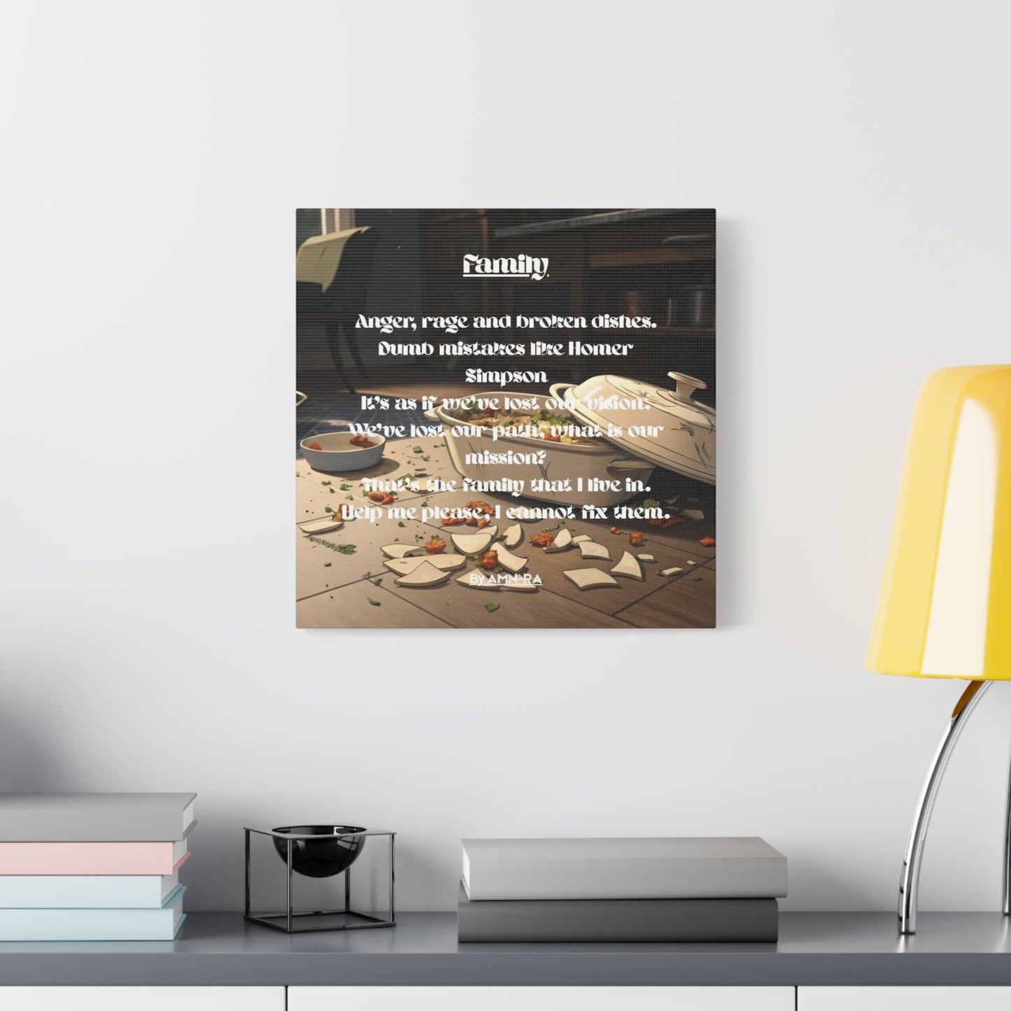 Canvas Print: Family Poem by AMN-RA